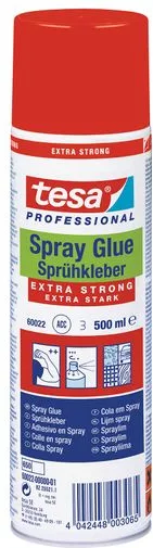 Adhesivo Spray Tesa  Extra Fuerte 500ml Transparente
