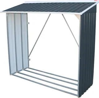 Leñero Metalico Jardin Duramax Modelo Leñero Antracita