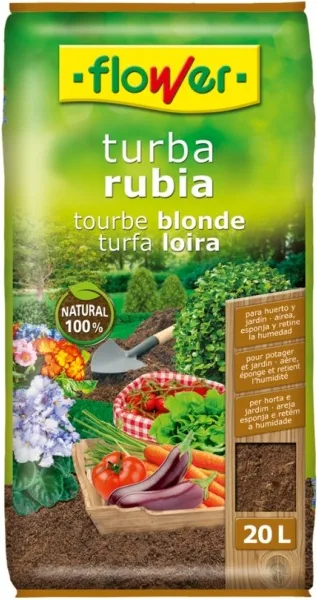 Turba Flower Rubia 20 Litros