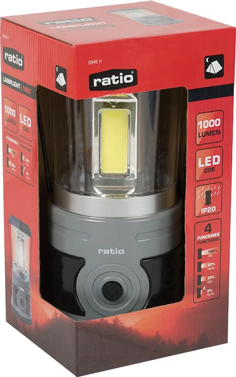 Linterna Camping Cob Leb 1000 Lumens Ratio — foto 3