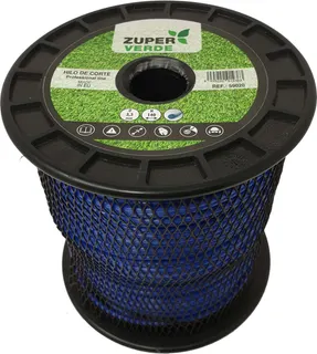 Hilo Desbrozadora Profesional Zuperverde Nylon Redondo 3,3x140m Azul