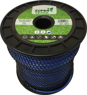 Hilo Desbrozadora Profesional Zuperverde Nylon Redondo 4x95m Azul