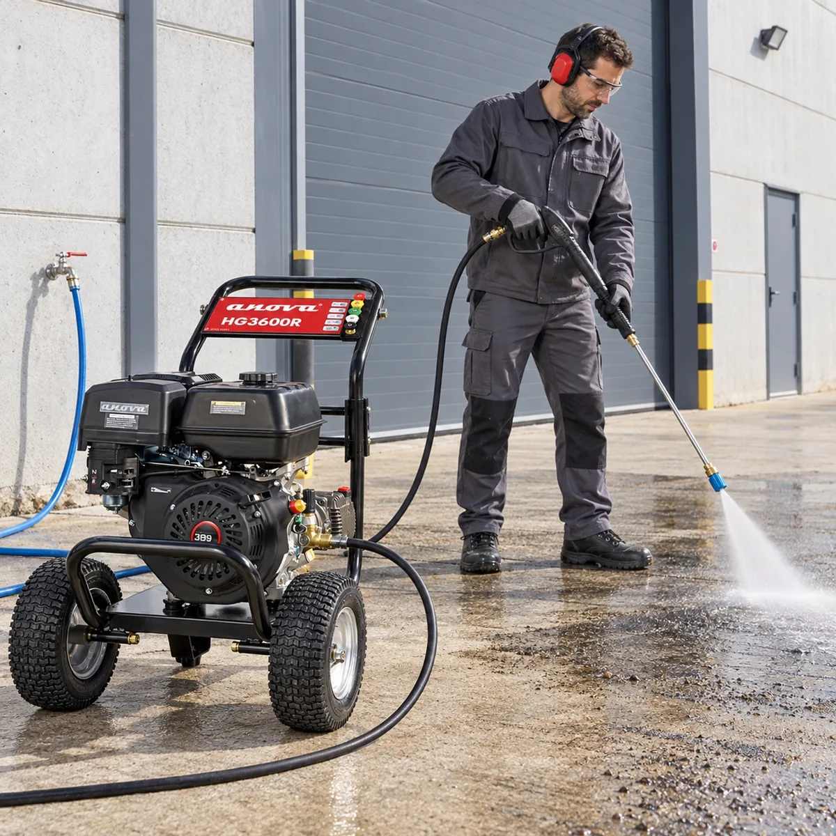 Hidrolimpiadora de gasolina Anova HG3600R · 248 bar · 17 L/min · bomba triplex con reductora — foto 12