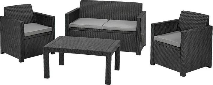 Conjunto Jardin Keter Merano Antracita