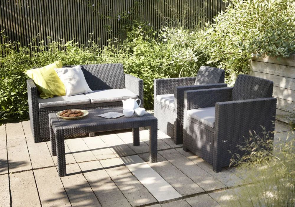 Conjunto Jardin Keter Merano Antracita — foto 3