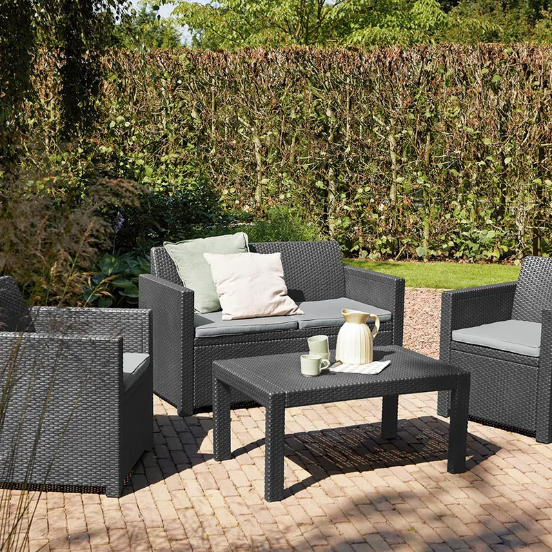 Conjunto Jardin Keter Merano Antracita — foto 2