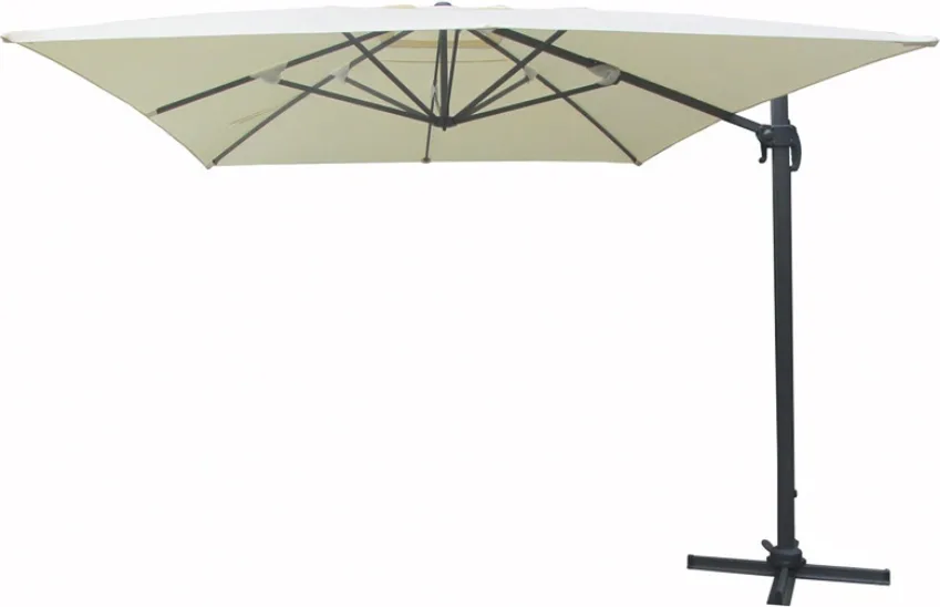 Parasol Excéntrico de Alumnio con Toldo de 3x3h