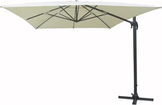 Parasol Excéntrico de Alumnio con Toldo de 3x3h
