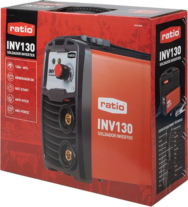 Soldador Arco Inverter Inv-130 Ratio — foto 2