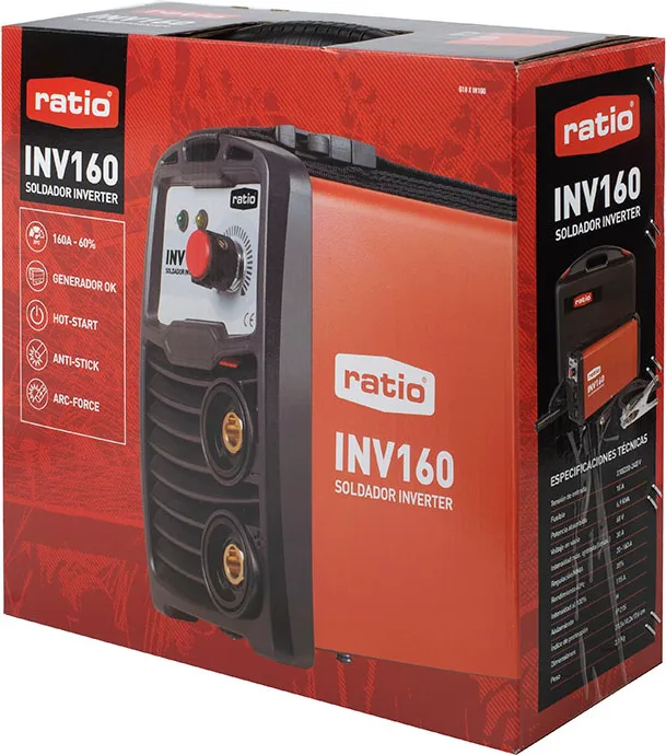 Soldador Arco Inverter Inv-160 Ratio — foto 2