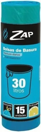Bolsa Basura Zap Limon 15u*30l — foto 2