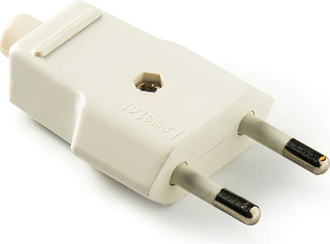 Clavija 10a - 250v Blanco Duolec - — foto 2