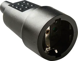 Base Tt 10a-250v Caucho Negro Duolec