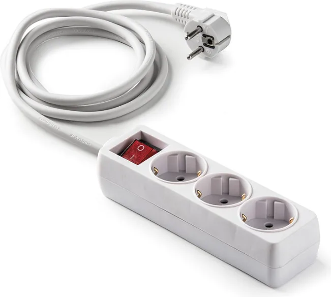 Base Multiple Regleta con Interruptor 3 Tomas T/t 1,5 M — foto 2