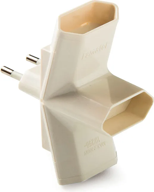 Adaptador Triple 10a- 250v Duolec — foto 2