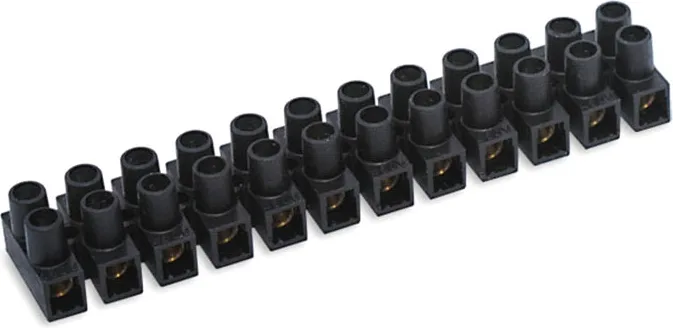 Regleta Conexion 2.5mm 24a Negro Duolec