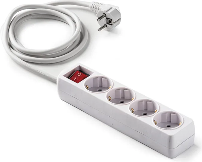 Base Multiple Regleta con Interruptor 4 Tomas T/t 1,5 m — foto 2