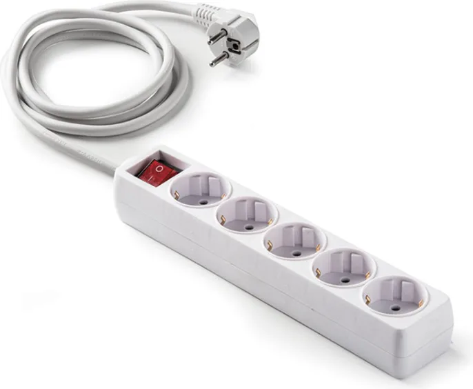 Base Multiple Regleta con Interruptor 5 Tomas T/t 1,5 m — foto 2