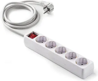 Base Multiple Regleta con Interruptor 5 Tomas T/t 1,5 m
