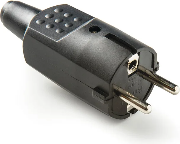 Clavija 4.8mm Caucho 16a-250v Negro Duolec — foto 2