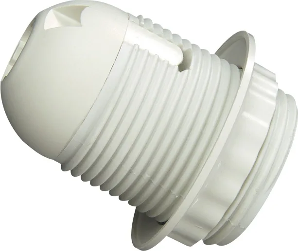 Portalamparas Roscado E27 Blanco Duolec