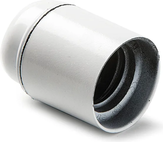 Portalamparas Liso E27 Blanco Duolec — foto 2