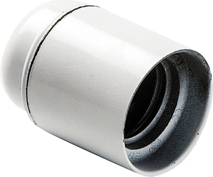 Portalamparas Liso E27 Blanco Duolec
