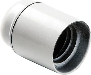 Portalamparas Liso E27 Blanco Duolec