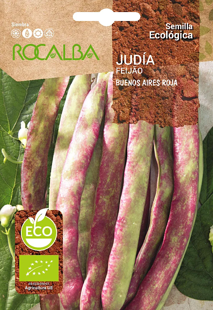 Semilla Ecologica Judia Buenos Aires Roja