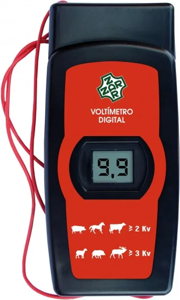 Voltímetro Digital Zar Comprobador de Cercas