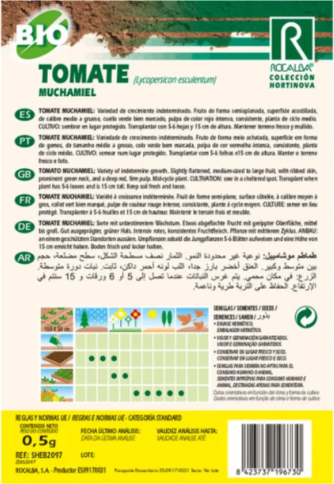 Semilla Ecologica Tomate Muchamiel — foto 2