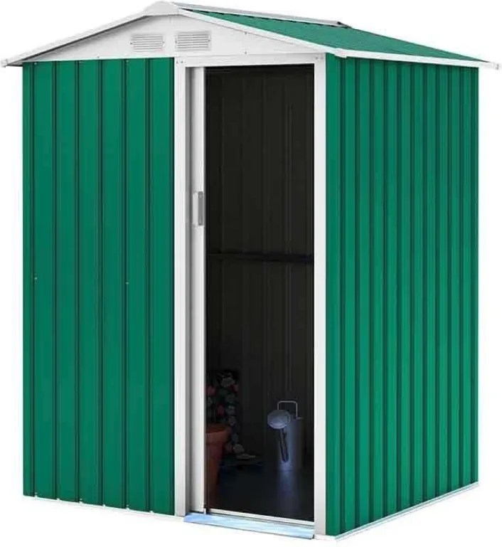 Caseta Metálica Milton Verde 2 m²