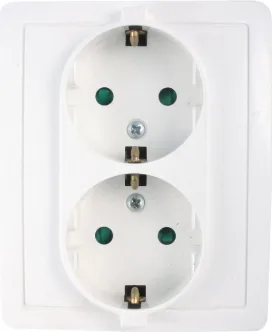 Base Enchufe Doble Empotrable Serie Simon 15 — foto 2
