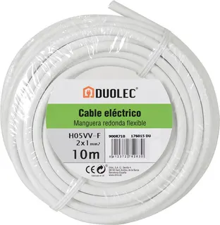 Cable Electriico Manguera Redondo  3x1,5 10m Bl Duolec