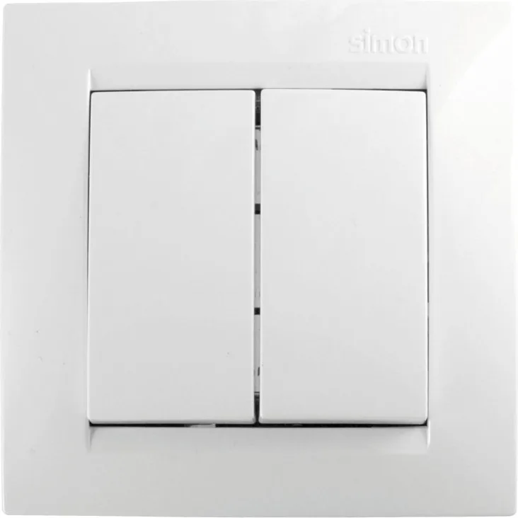 Doble Commutador Empotrable Serie Simon 15