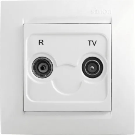 Toma Tv Intermedia Empotrable Serie Simon 15 — foto 2