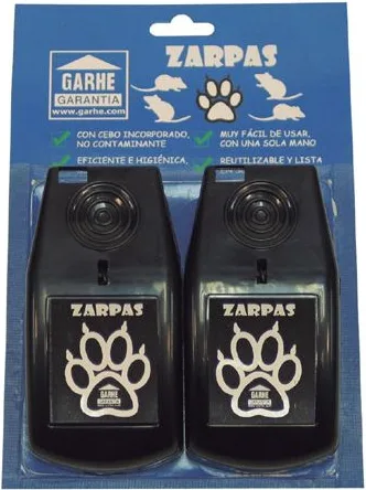 Set 2 Ratoneras Zarpas con Cebo