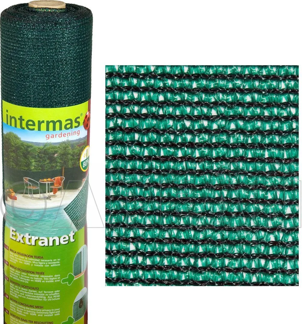 Malla Ocultacion Extranet 80% 1,50 m Rollo 10m