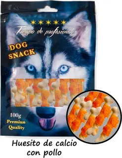 Snack Natural Huesito de Calcio con Pollo 100gr