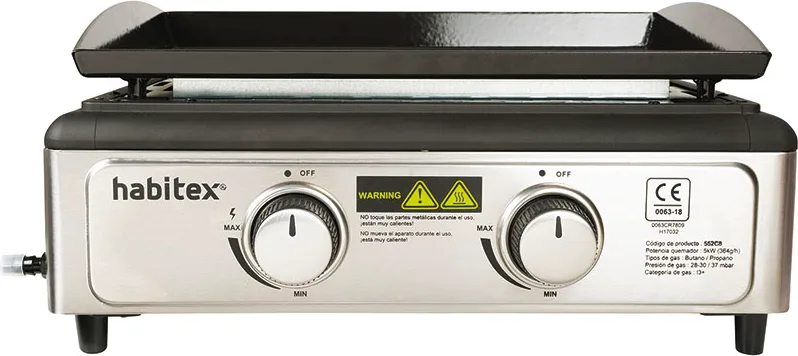 Plancha de Gas Habitex Bontempo 50 — foto 3