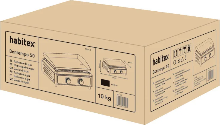 Plancha de Gas Habitex Bontempo 50 — foto 2
