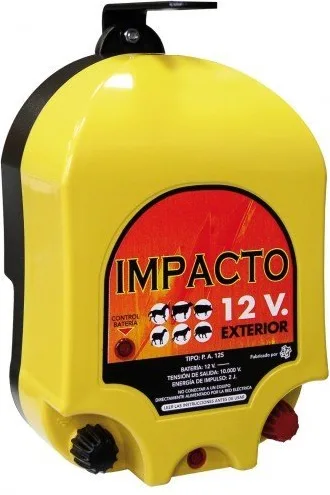 Pastor Zako Impacto 12v Bateria Exterior 2 Julios — foto 2