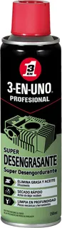 3 en Uno Profesional Super Desengrasante en Spray, Incoloro 250 ml