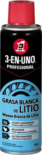 3 en Uno Profesional Grasa Blanca de Litio en Spray 250 ml