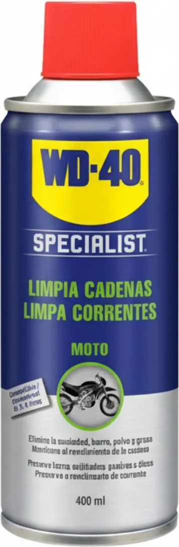Wd-40 Specialist Moto Limpia Cadenas Spray 400ml
