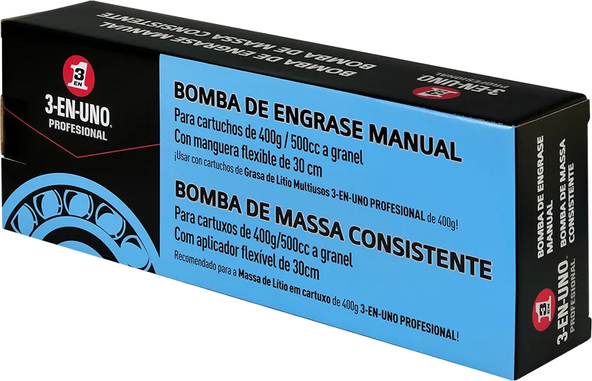 Bomba de Engrase Manual - 3 en Uno Profesional — foto 2