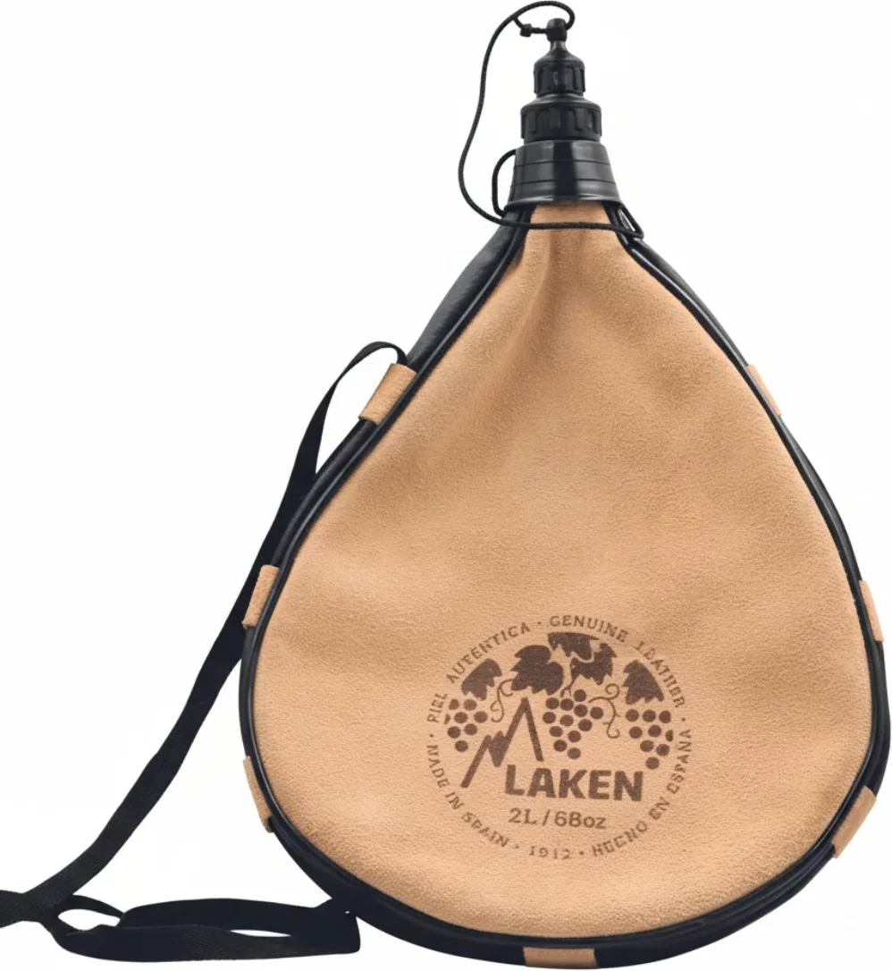 Bota de Vino Piel Laken 2l Recta