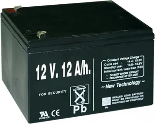 Pila Recargable 12 V. 12 A/h.