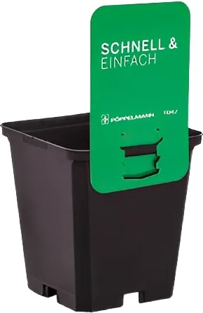 Maceta Cuadrada Semillero Teku Mqd 0,49l 9x9x9.5cm
