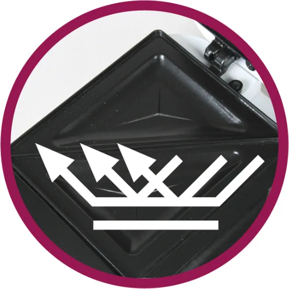 Sandwichera Habitex Cc5502b 700 W — foto 5